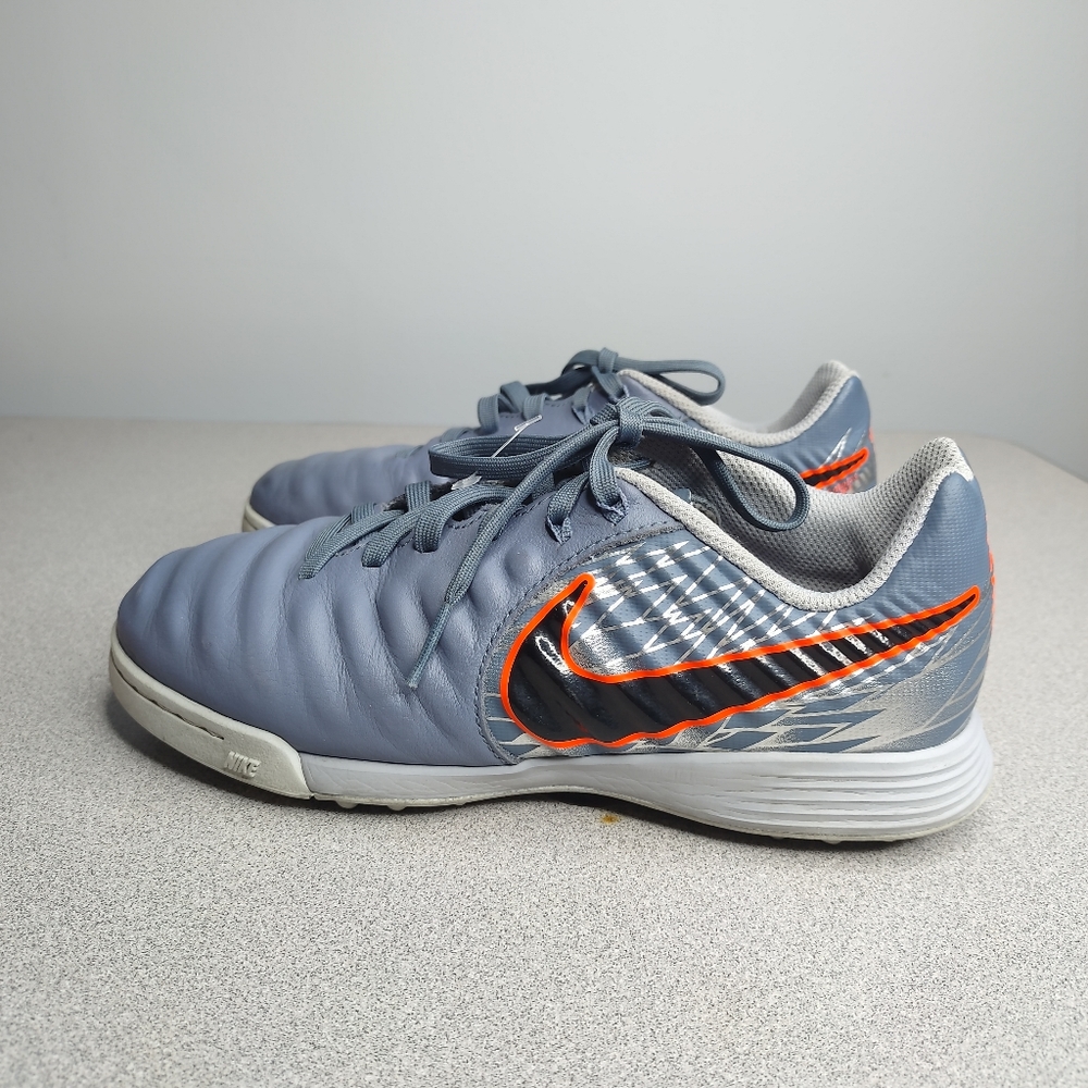 NIKE YOUTH LEGENDX 7 ACADEMY TF TURF SOCCER SHOES (ARMORY BLUE/BLACK/ - Picture 9 of 9